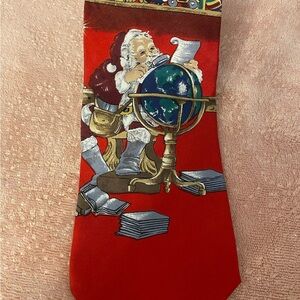Requirements Festive Santa and Globe Tie